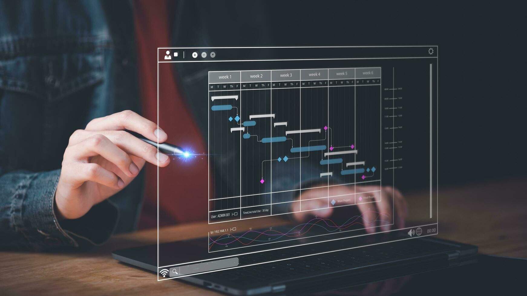 Kanban & Gantt Chart  illustration 4